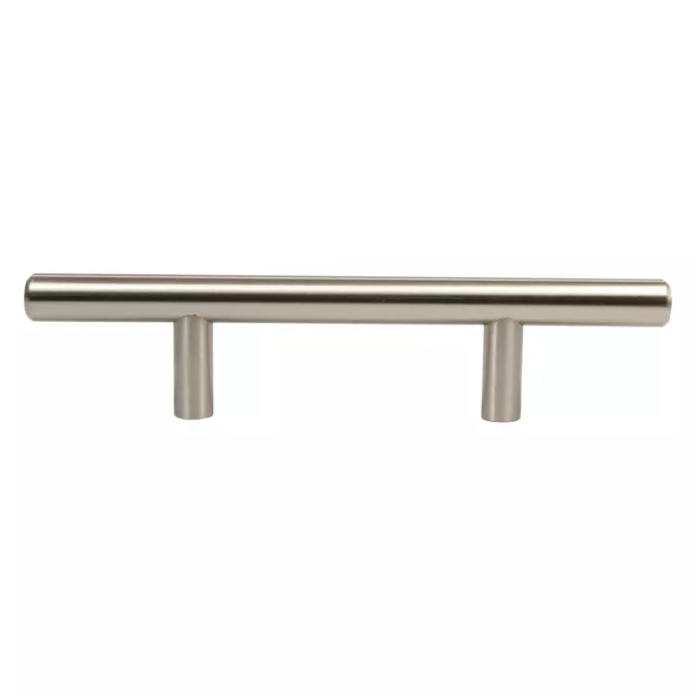 25x Euro Style 3" Brushed Nickel Solid Kitchen Cabinet Door Drawer Handle Pull