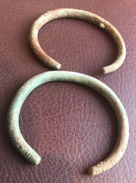 Ancient Artifact > Pair of Rare Sarmatian Bracelets, 3rd - 5th Centuries AD VV18