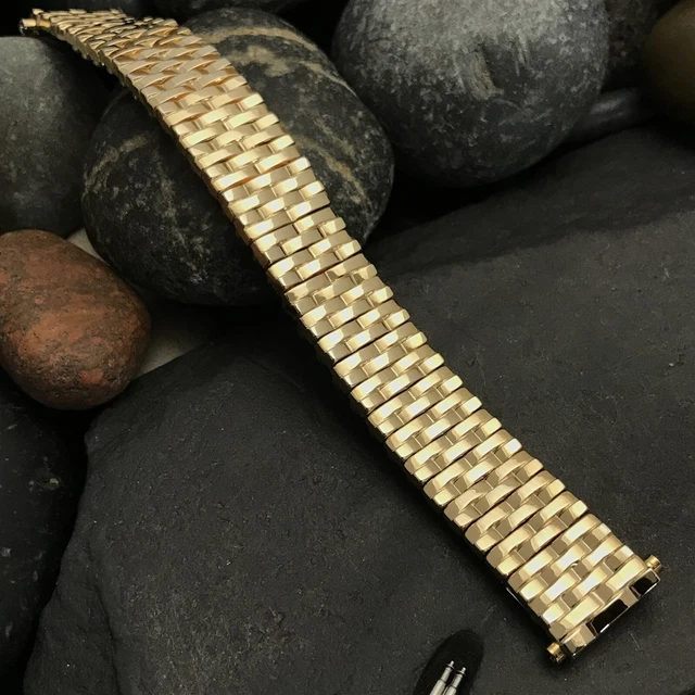 12k Gold-Filled Elgin Hadley Rexmont Expansion nos 1950s Vintage Watch Band