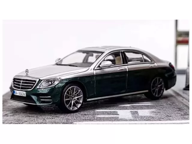 MB Mercedes Benz S 450 (W222)   - silver / green - Master DC 1:64