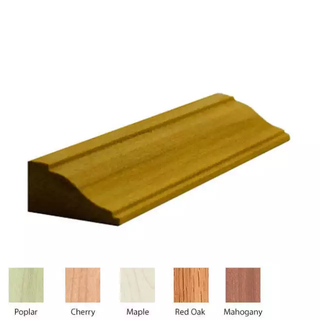 EWPM12 Panel Moulding Trim, 9/16" x 1-1/8" Unfinished Solid Hardwood Trim