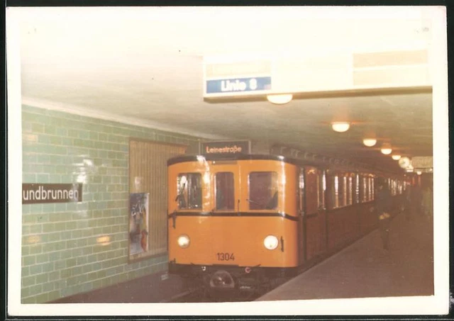 Fotografie unbekannter Fotograf, Ansicht Berlin, Bahnhof Gesundbrunnen, U-Bahn
