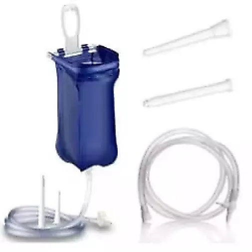 Full Wash Home Enema Colonic Irrigation Kit Reusable Bag Detox 1.6L FREE P&P