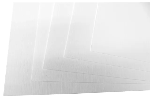 75 x Elfenbeinkarton -  weiß Leinenstruktur 246 g/qm A4 Feinstpapier (22756)