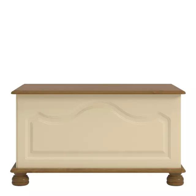 Richmond Ottoman Cream & Pine 2