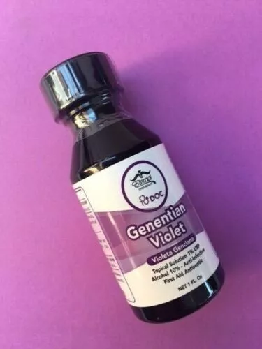 Gentian Violet -Tincture of Violet First Aid Antiseptic Anti-infective 1 Fl. Oz