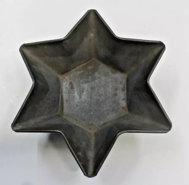 Vintage Tin Star Cake Pan- Mold Farmhouse Kitchen Wall Hanging