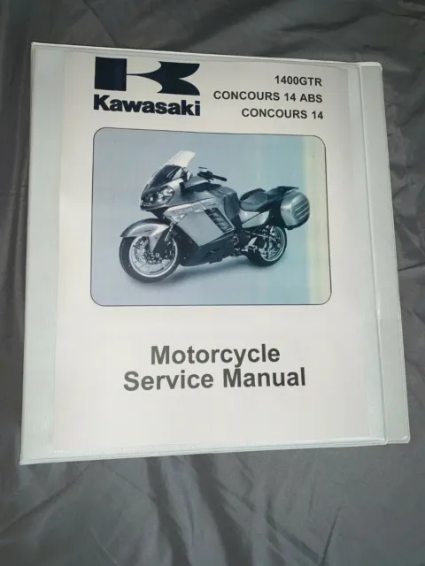 2007-2016 kawasaki 1400gtr concours 14 14abs motorcycle service manual 15 14 13