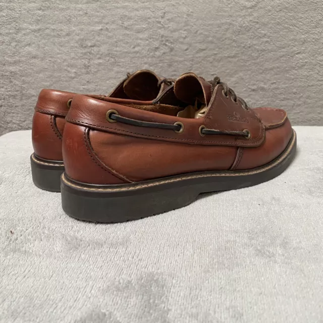 SEBAGO DOCKSIDES LEATHER Deck Shoes Brown Loafers Mens Size UK 9 Made ...