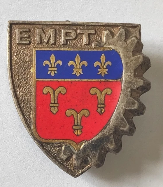 Insigne Boutonnière EMP AUTUN Miniature - École Militaire Préparatoire - Original
