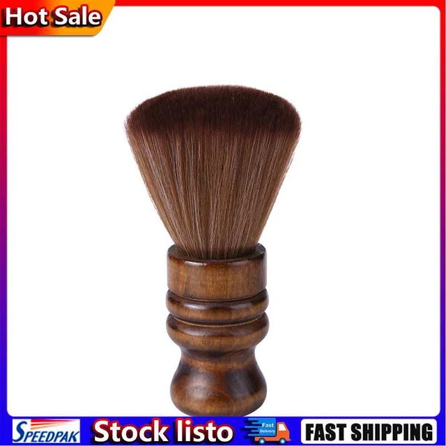 Wooden Hair Sweep Brush Neck Face Duster Soft Hair Cleaning Hairbrush (3) Hot