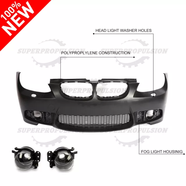 M3 Style Front Bumper Cover For BMW E92 E93 328I 335i coupe convertible 07-10