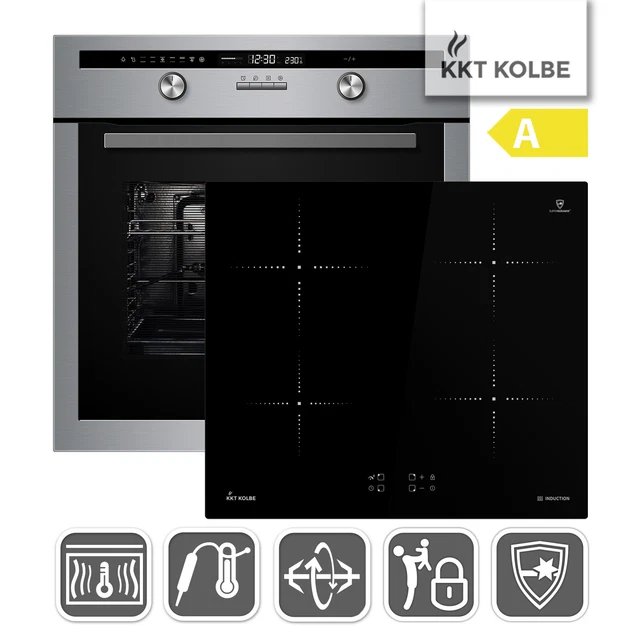 Cuisinière: 60cm Four encastrable EB8013ED + 59cm Plaque Induction IH5900RL