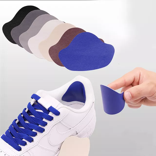 6 PIEZAS Parche de reparación autoadhesivo para zapatos Desgaste del talón Desgaste del orificio Zapatos deportivos Parche