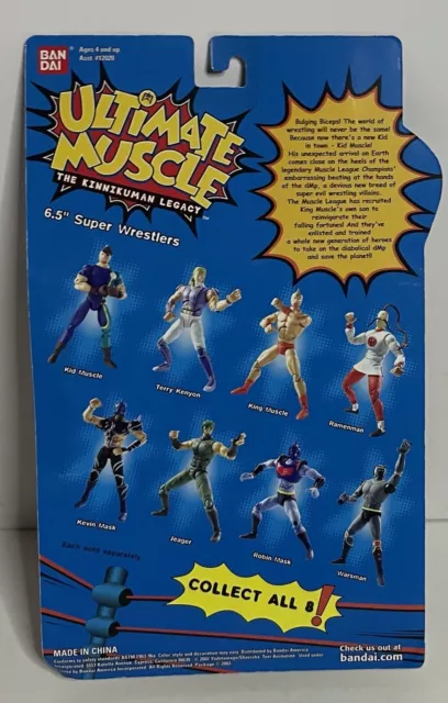 Kinnikuman Muscleman Ultimate Muscle Bandai 2002 Vintage Robin Mask Figure RARE 2