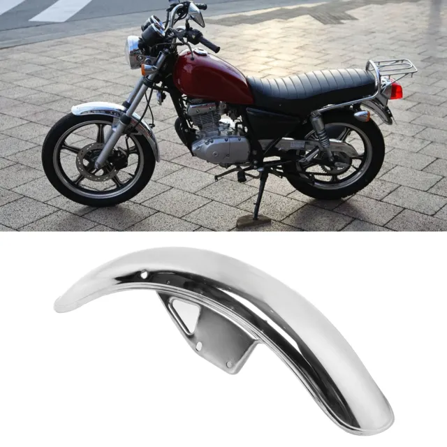 Electrosilvering 22in Motorcycle Front Mudguard Tire Dirt Mud Flap Protector