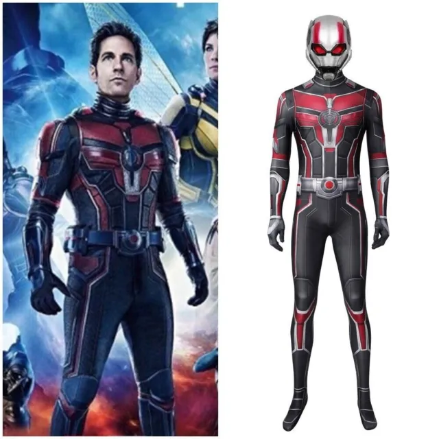 Ant-Man and the Wasp Scott Lang Handmade Ant-Man Costume Cosplay Suit Ver3