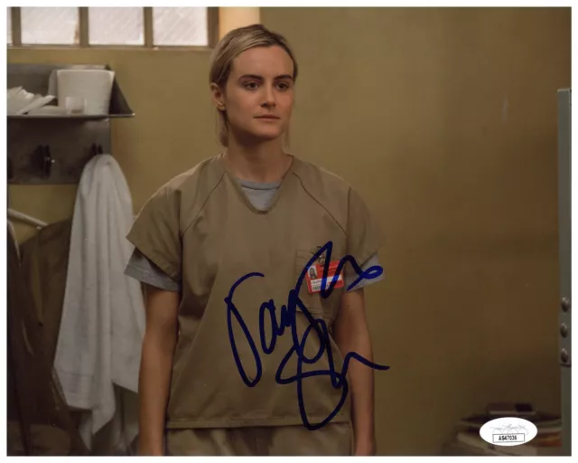 Taylor Schilling Signed 8x10 Photo Orange is the New Black Autograph JSA COA 2