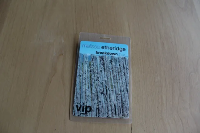 Melissa Etheridge - Laminated Backstage Pass # 2 - FREE POSTAGE -