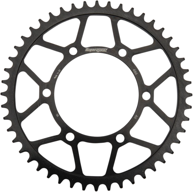 Supersprox Rear Steel Sprocket 48T Black RFE-486-48-BLK