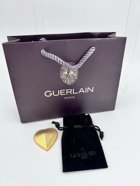 Petite Broche Flacons De Parfum Guerlain - Métal Doré - Occasion - Marque Dior