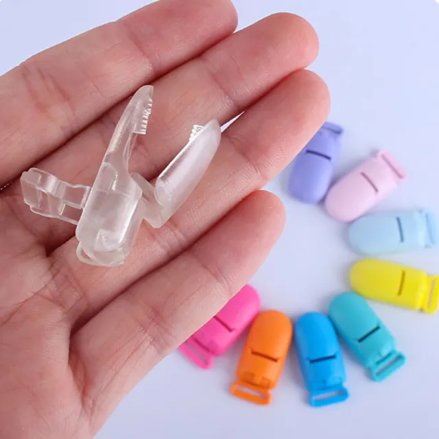 10Pcs/lot Baby Plastic Pacifier Clips Pacify Soother Holder For Baby FeediYB