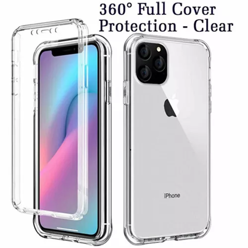 New Shockproof Clear Slim TPU 360 Gel Case Silicone Cover For Apple iPhone 11