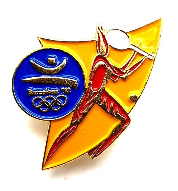 Pin's JO Jeux Olympiques Logo Anneaux 1992 Barcelona Signé 1988 Coob 92