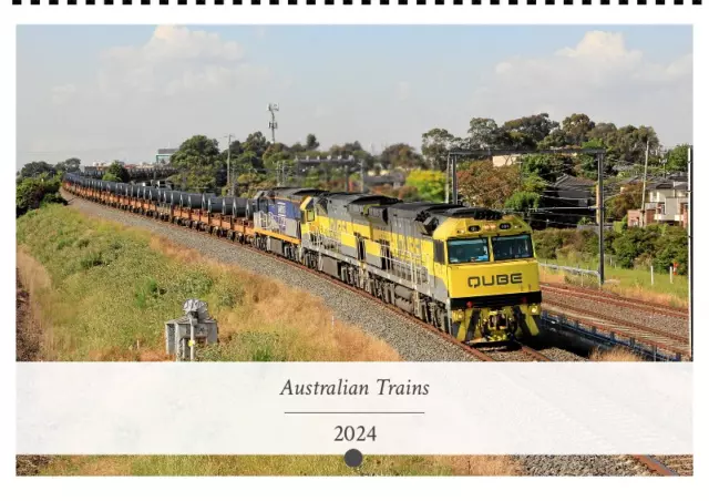 2024 Australian Trains Wall Calendar