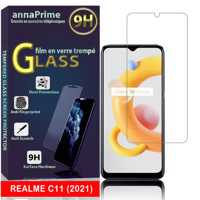 Vitre Protecteur d'écran Film Verre Trempe pour Realme C11 (2021)/ Realme C20