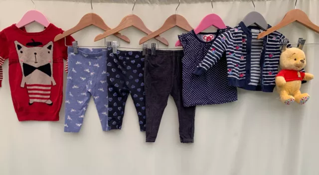 Pacchetto di vestiti per ragazze età 6-9 mesi & giocattolo morbido jojo mamma Bebe next