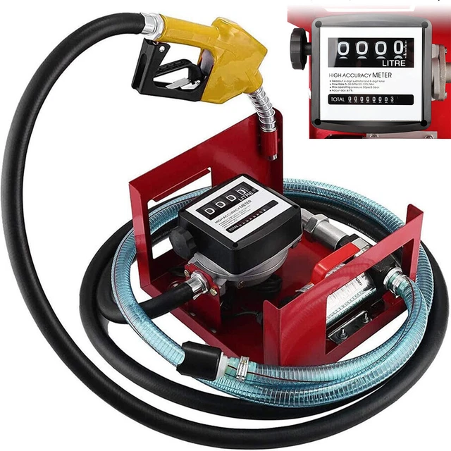 DIESEL PUMP 550W 60L/Min Electric Fuel SelfPriming Diesel Transfer