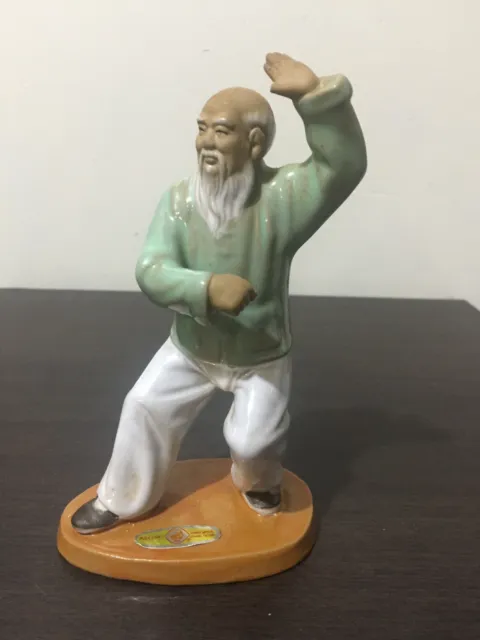 martial arts kung fu oriental asian man figure ornament figure 90s fighter clay