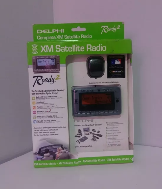 DELPHI Complete XM Satellite Radio Roady2 for any Vehicle