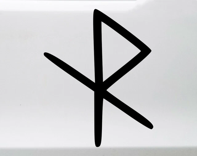 SAFE TRAVELS BIND Rune Vinyl Decal Viking Norse Symbol Bindrune Die Cut