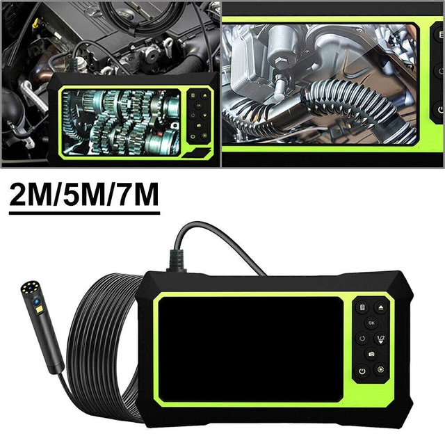Kit Telecamera Endoscopio Sonda Pixel 1000TVL Localizzatore per Ispezione di Fognatura Schermo LCD Colorata 7 Pollici, Telecamera Ispezione Sonda Cavo da 40m per Tubi Angolazione Visiva 130° | IT