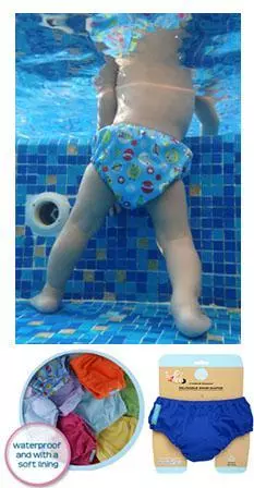 New Charlie Banana Organic  Extraordinar Swim Diaper Pant Reusable Cloth Toddler