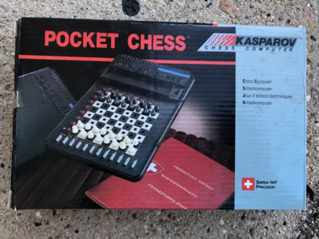 KASPAROV POCKET CHESS - NEUF - 1986 - SciSys-W Ltd - Jeu d'echecs électronique