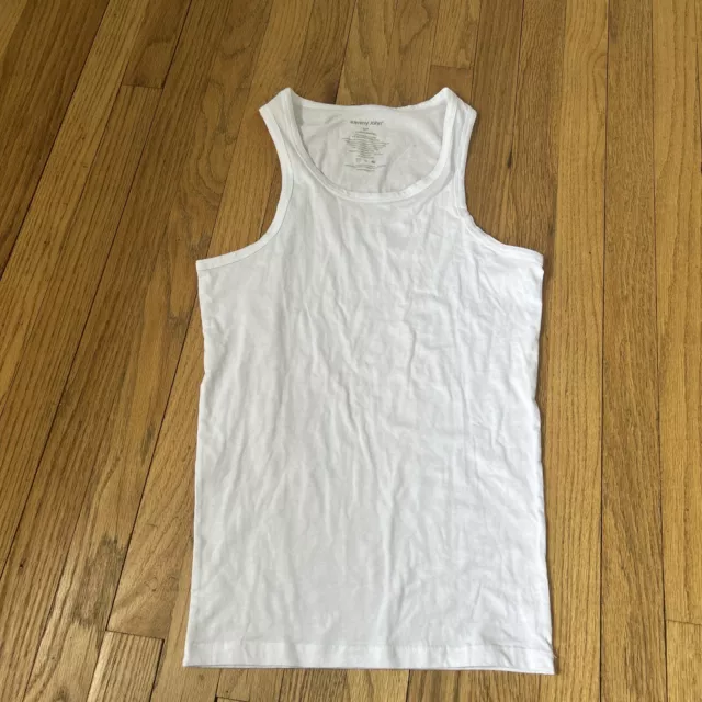 Tommy John Men's Cotton Basics Sleeveless Undershirt Tank White Size Small NWOT