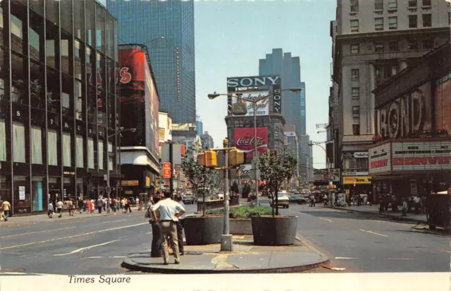 2~4X6 Postcards  NY, New York City  TIMES SQUARE & HORSEDRAWN CARRIAGE~59th St 2