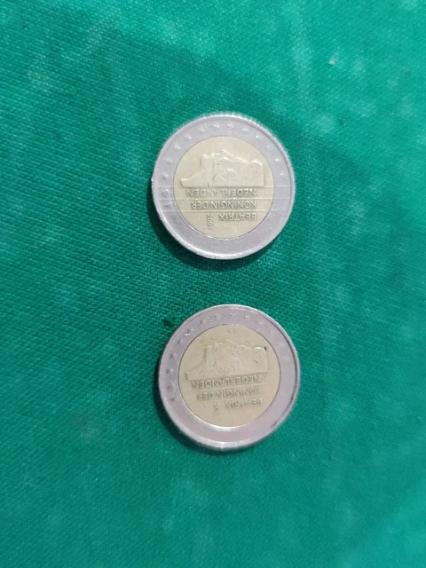 2001 BEATRIX KONINGIN Der Nederlanden 2 Euro Coin,,,, £153.59 - PicClick UK