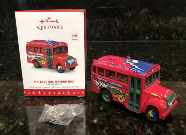 2016 Hallmark Keepsake The Muppets The Electric Mayhem Bus Ornament Sound TESTED