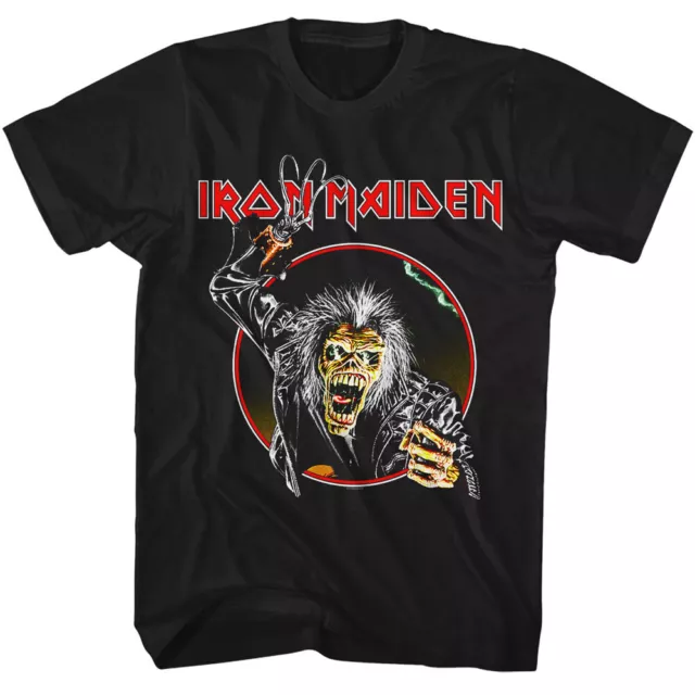 Iron Maiden Eddie 3 Pince Crochet Main Homme T Shirt Rock Band Article