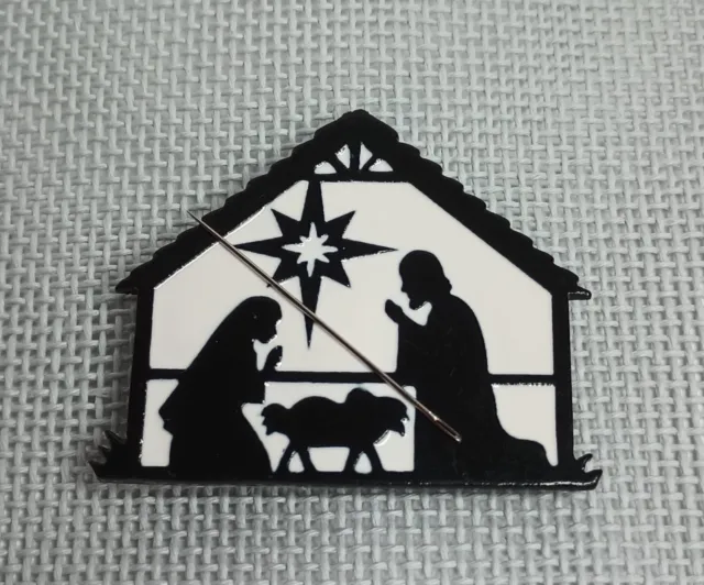 Needle Minder Magnet Nativity Manger Christmas Accoutrement Designs Needlepoint