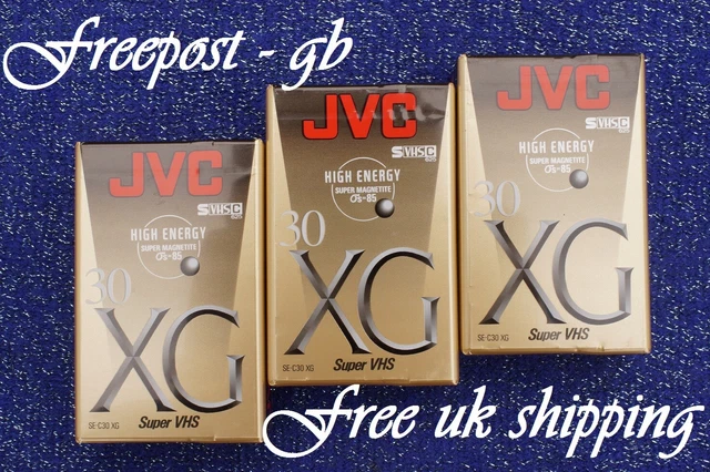 3 X JVC SE-C30 XG / EC-30 - Super Vhs-C (S-VHS-C) & Vhs-C Caméscope Cassettes
