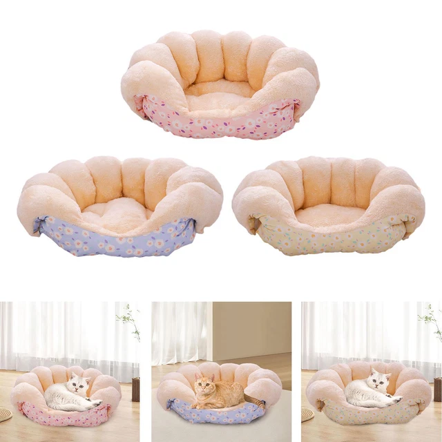 Cute Cats Sleeping Bed Breathable Pet Bed for Kitten Small Dogs