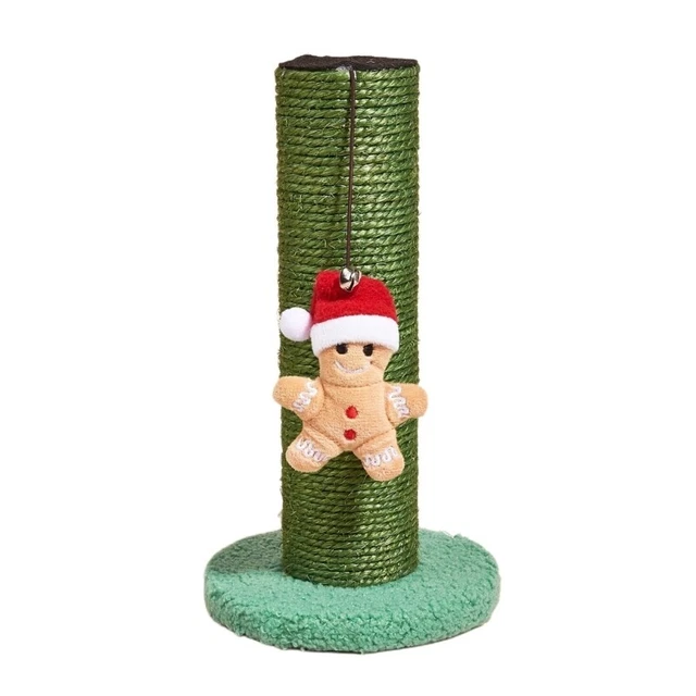 Cat Scratching Post Kitten Sisal Rope Scratcher Cat Climbing Tree Toy Pet Supply