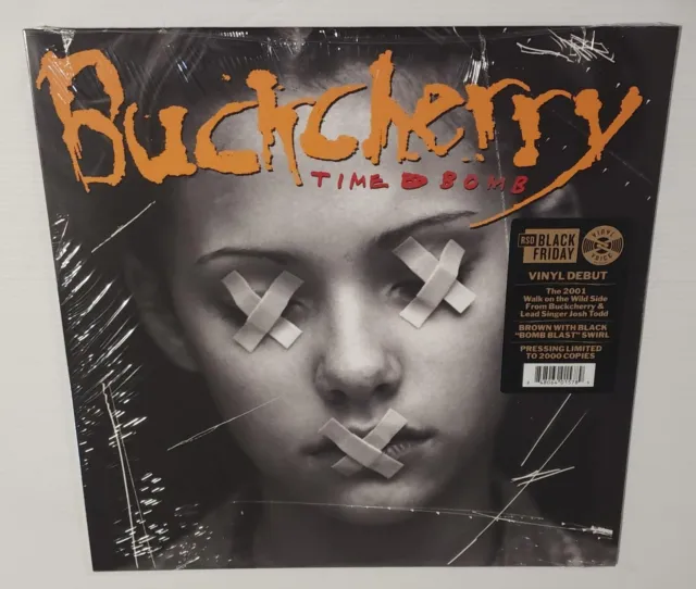 Buckcherry Time Bomb (2023 Bf Rsd) Brand New Sealed Black & Brown Swirl Vinyl Lp
