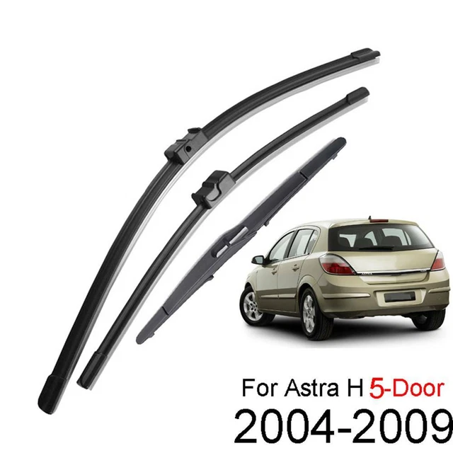 FRONT REAR WINDSCREEN Wiper Blades For Opel Vauxhall Astra V H 5Dr