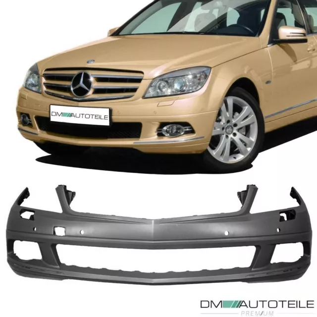 Mercedes W204 S204 Stoßstange vorne grundiert für PDC & SRA ab 2007-2011 Vormopf